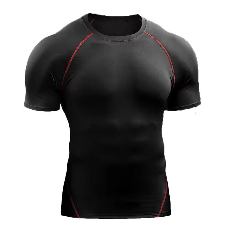 Sports Breathable Sweat-wicking rapide séchage Slim-fit T-shirt pour la condition physique