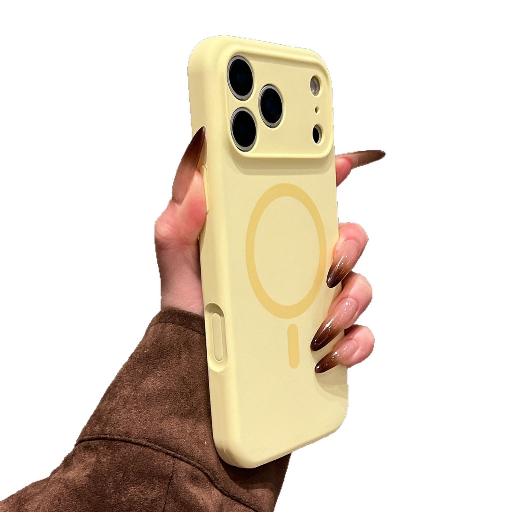 Boîtier de téléphone magnétique en silicone liquide