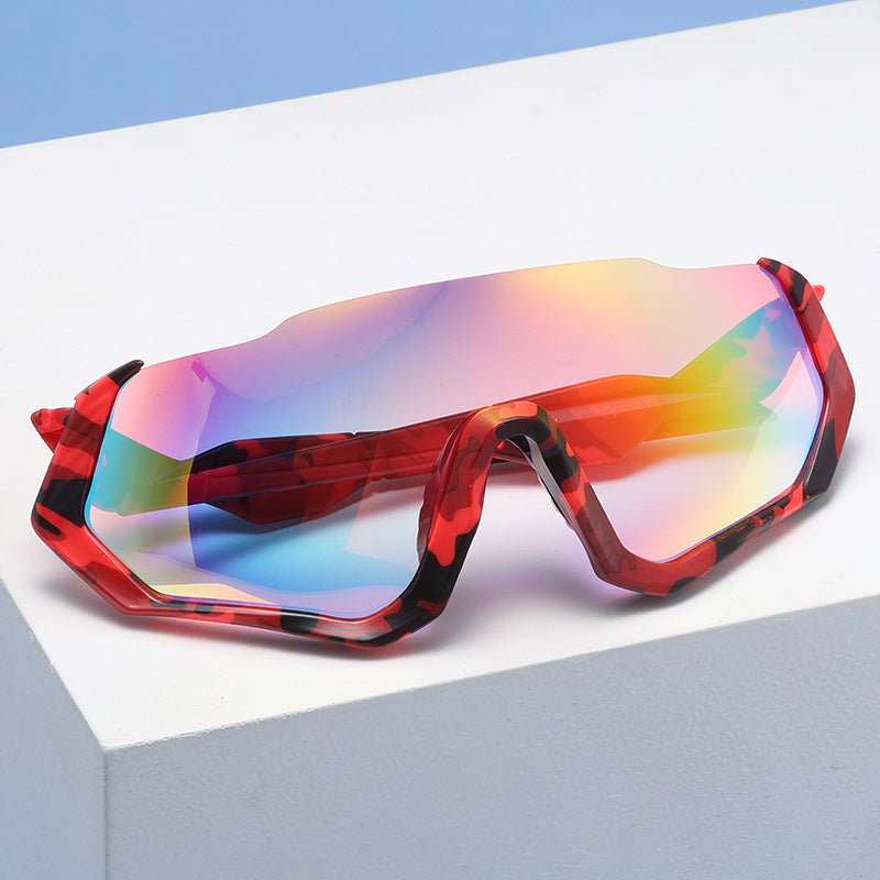 Sports Siamese Lunettes de soleil Y2g Personnalité Éolienne Conduite en plein air