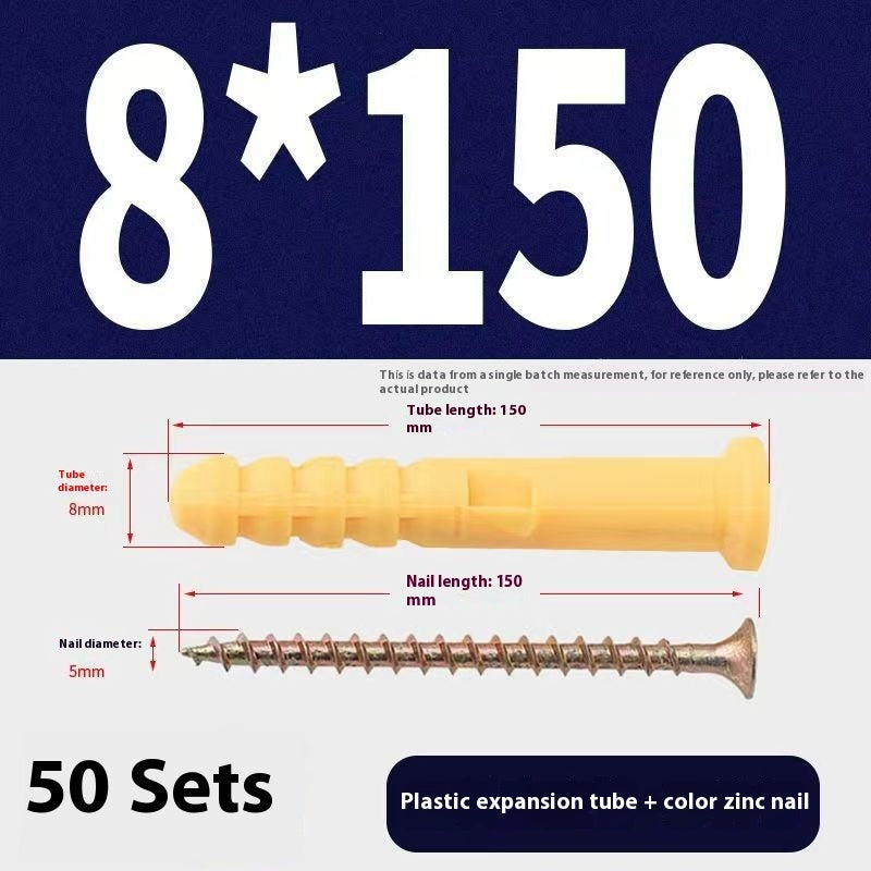 Little Yellow Croaker Tube d'expansion en plastique Bolts Nylon