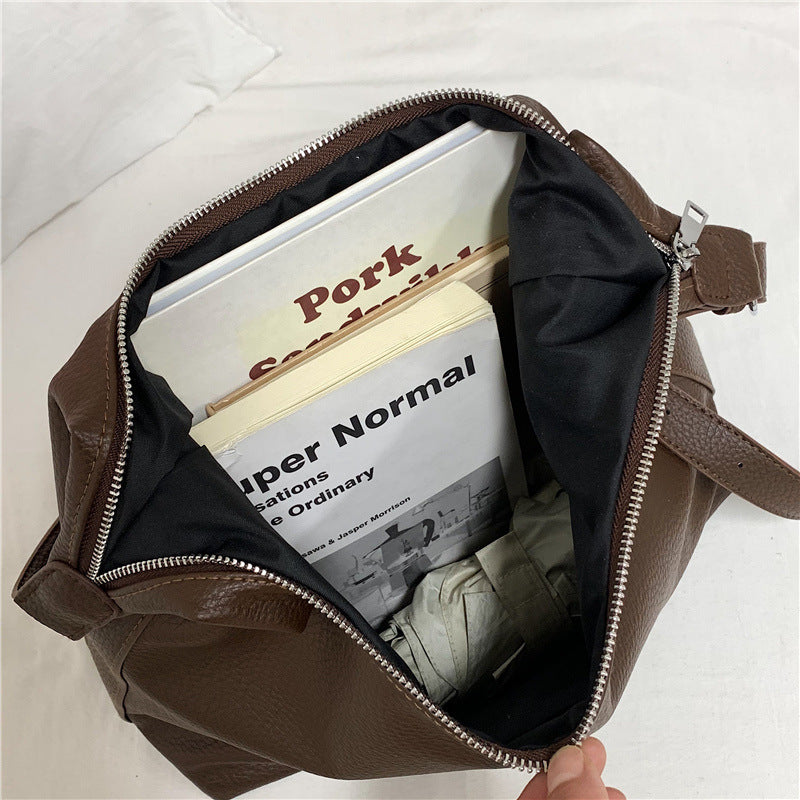 Cuir synthétique simple pour femmes Commuter Sous-bras sac de corps