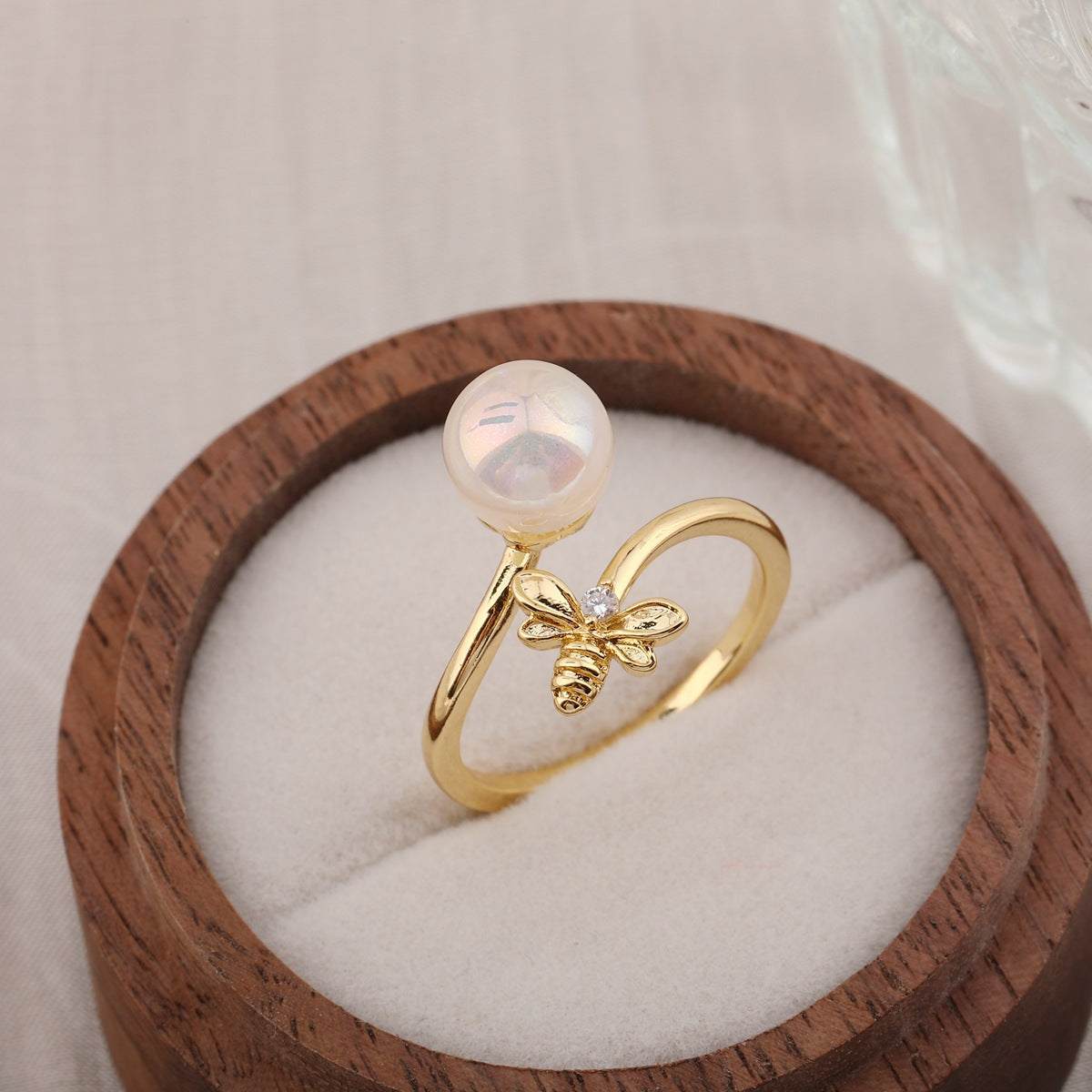 European And American Hot-Selling Fashionable and Unique Water Drop Zircon Anneaux pour femmes