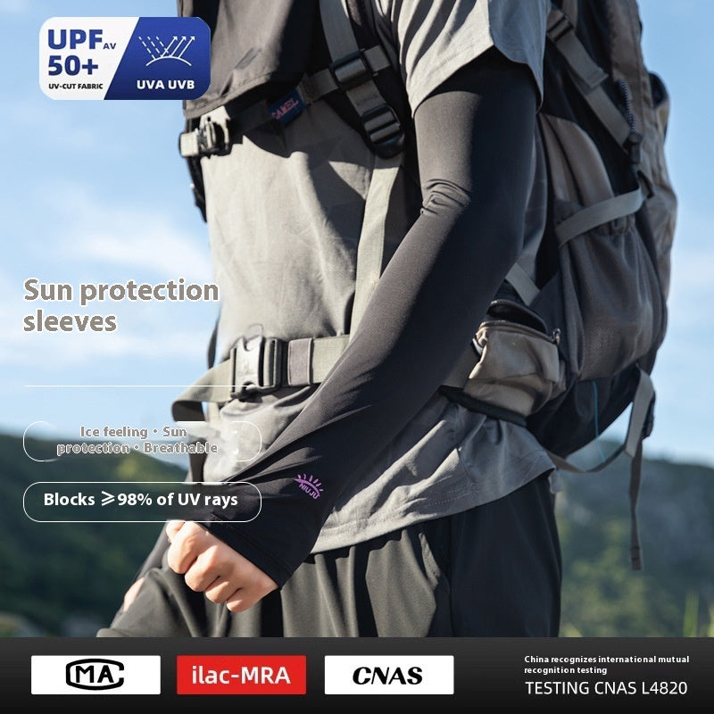 Masque du soleil Écharpe de soie de glace pleine face pour hommes