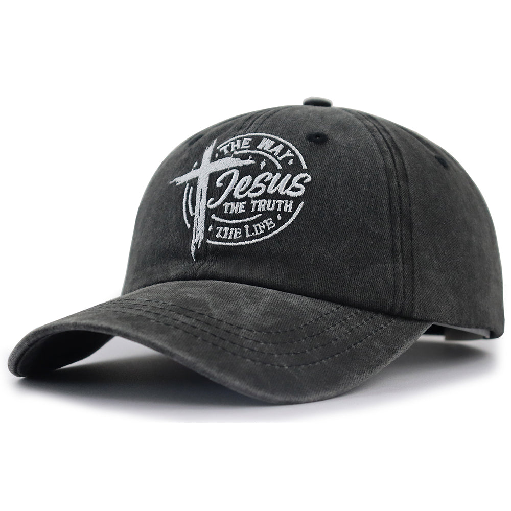 2pcs Vintage Lavé Black Casquette de baseball pour femmes Hommes