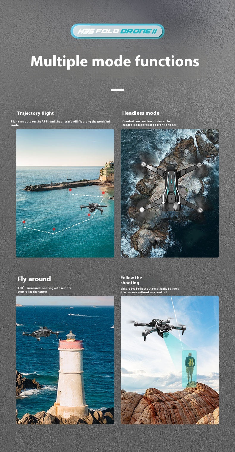 H35 Photographie aérienne UAV Évitement d'obstacles HD de 8k