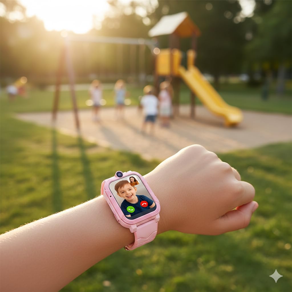 4G Kids Smart Watch avec GPS Tracker Vidéo Call Touch écran caméra étanche