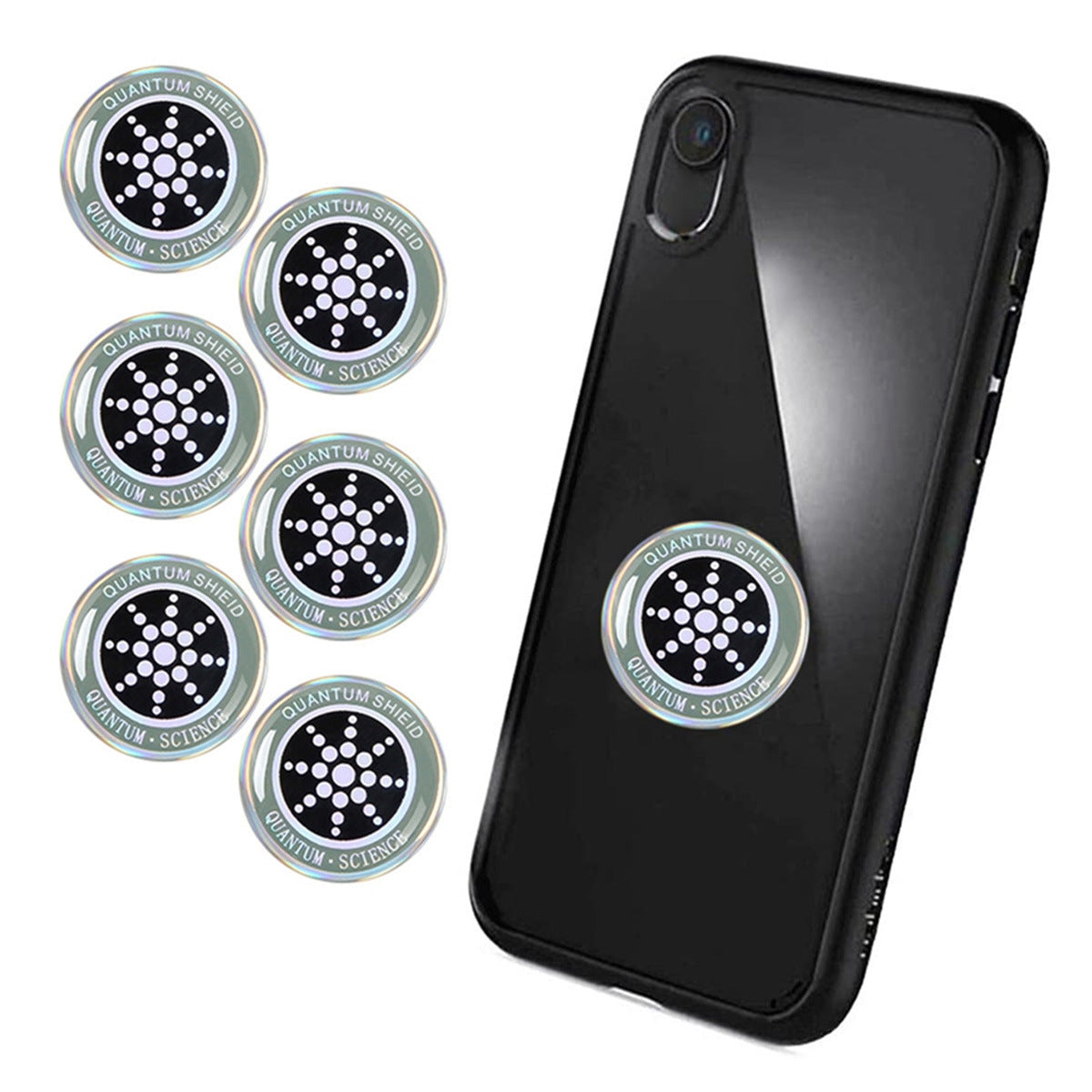 Négatif Ion Shield 6pcs 5G Version Radioproof Sticker de protection pour téléphones portables