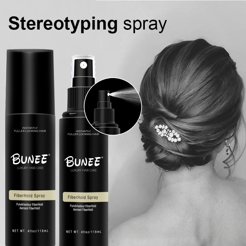 Bouteille noire 120ml Long Lasting Hydratant Styling Spray