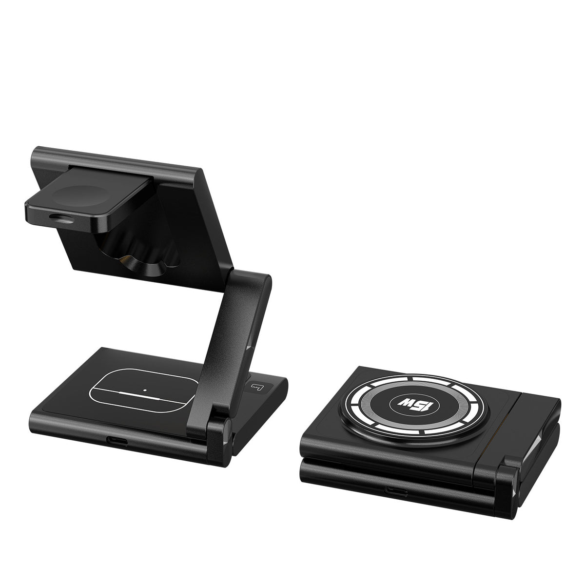 Casque de téléphone mobile pliant Chargeur sans fil trois en un