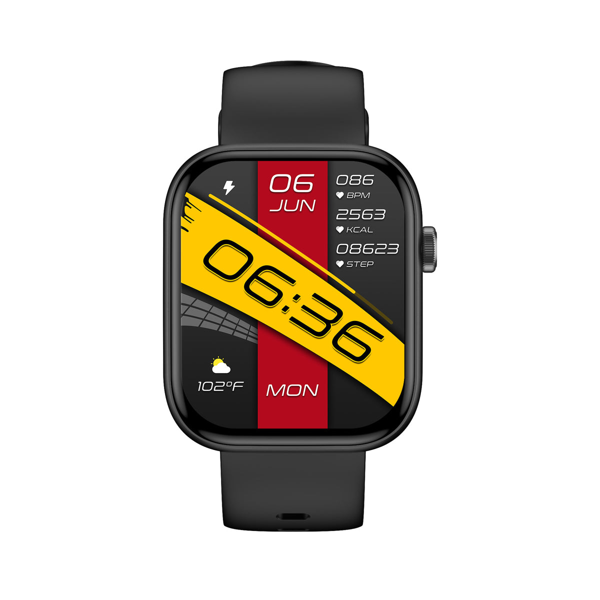 Chargeur sans fil P89 Smart Watch Affichage tactile plein écran Appel Bluetooth