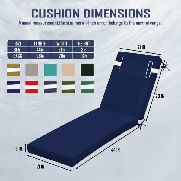 Coussin de salon extérieur de la chaise