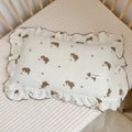 Coussin en coton floral de style coréen Gauze