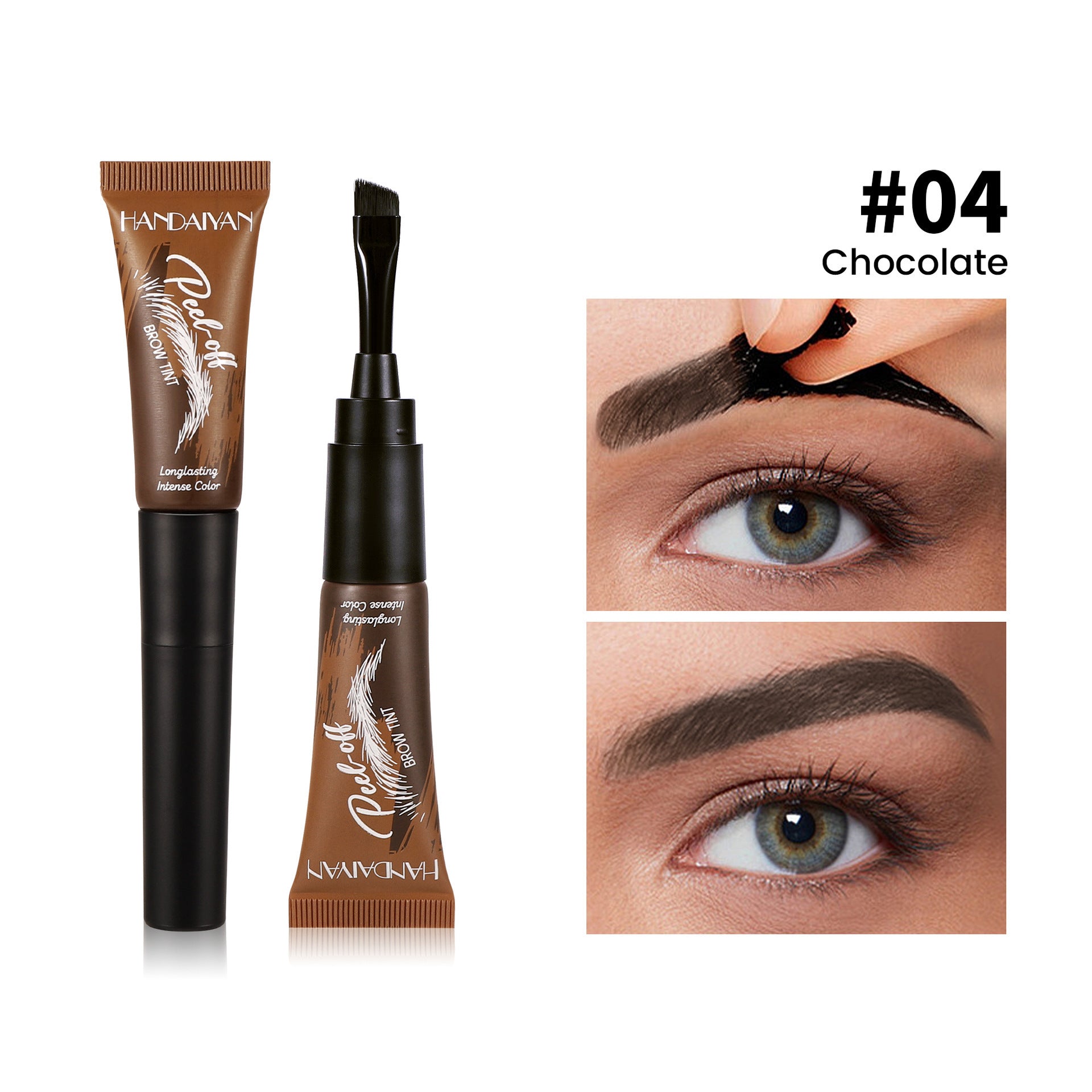 Teinture de sourcils imperméable longue durée
