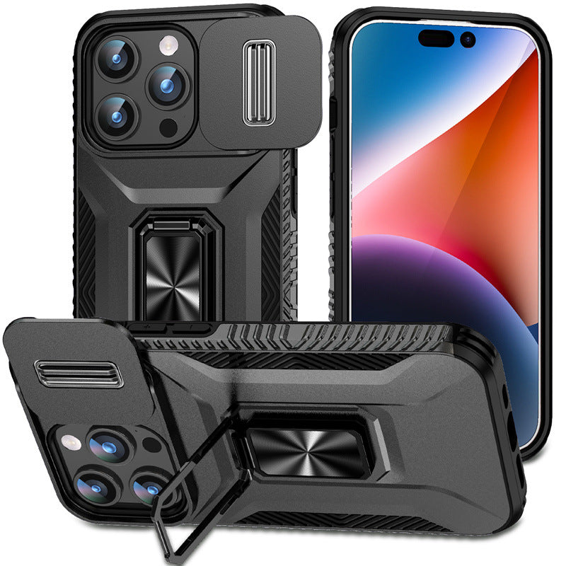 Fenêtre coulissante Ring-pull 17 Pro cas de téléphone Max