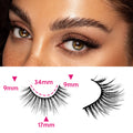 Les faux cils 3D sont multicouches