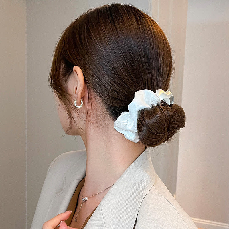 Mori Style Printemps Été Coréen Large Intestine bande de cheveux corde pour les femmes