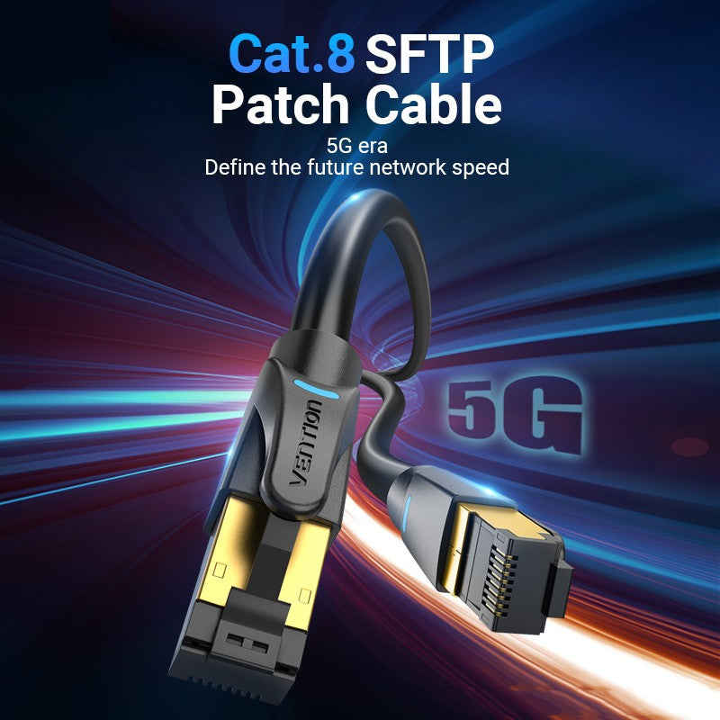 Câble Ethernet Vention RJ45 Cat8 Lan SFTP 40Gbps 2000M
