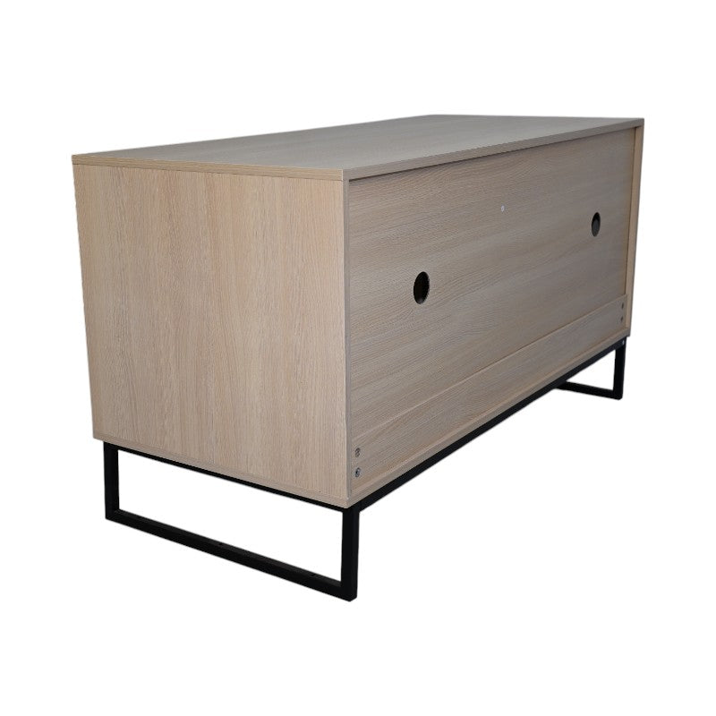 Maison de chat en bois moderne avec tapis de raclage - 47.64" x 21.46" x 25.98"