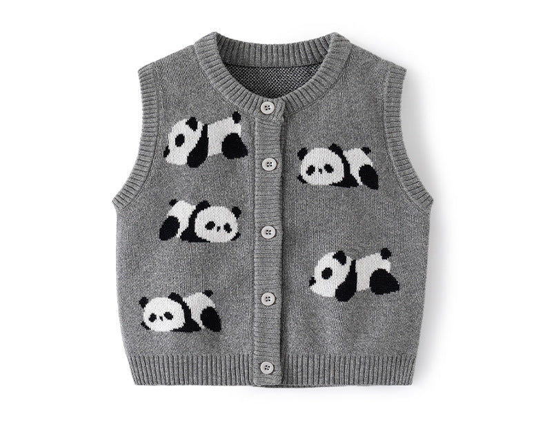 Cute Knitted Pure Cotton Baby Jacket