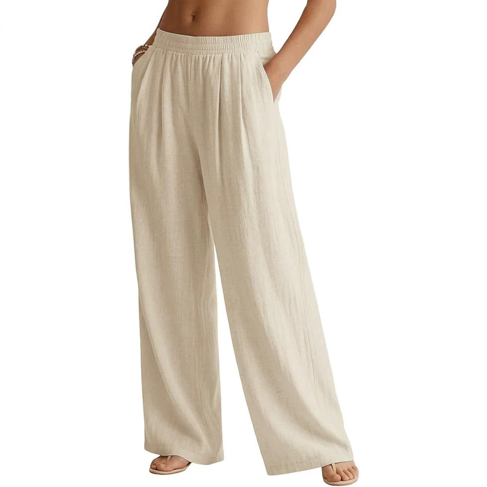 Pantalons à jambes larges pour femmes