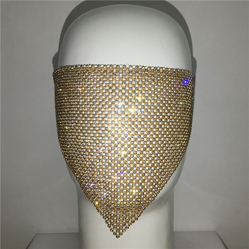 Personnalité Accessoires Tendance Masque de Strass
