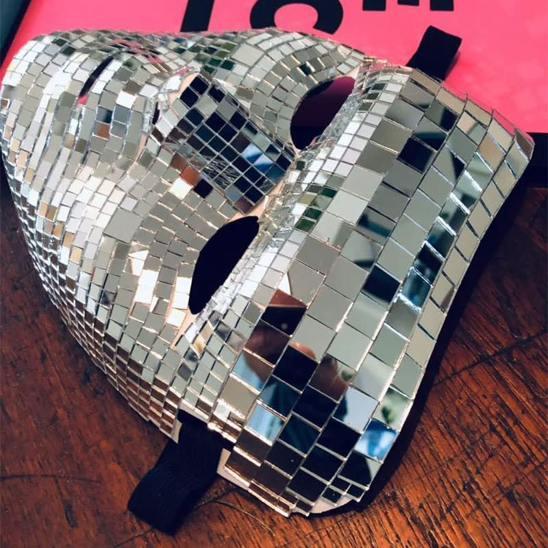 Miroir Verre réfléchissant Tête de soirée Casque