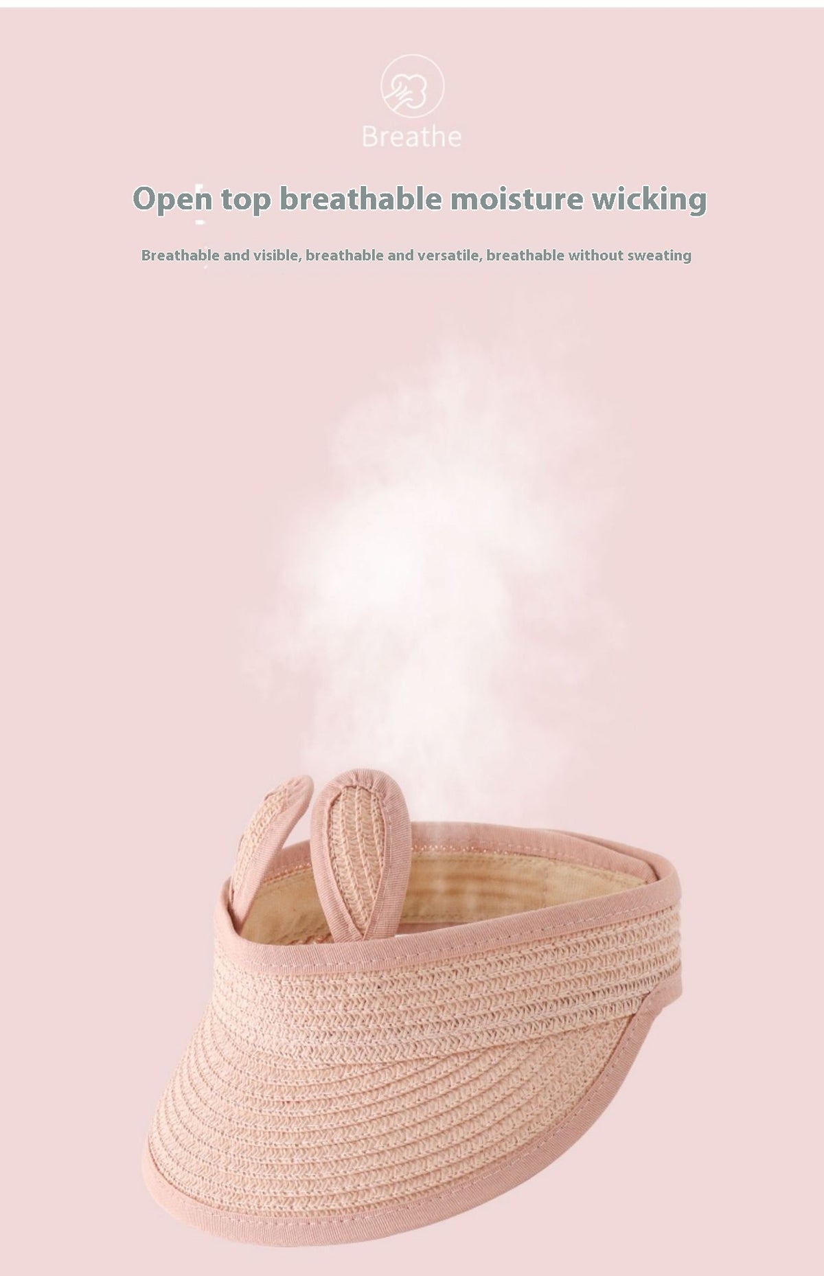 Chapeau de paille de visière résistant au soleil pour enfant