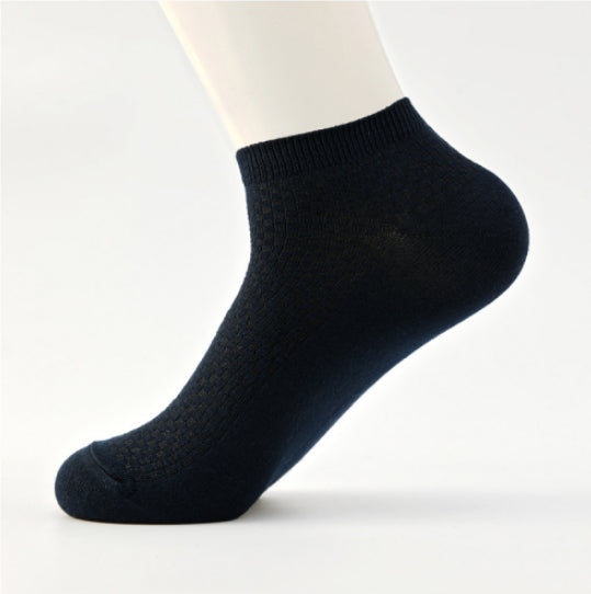 Chaussettes mi-calf escamotables et respirantes pour hommes