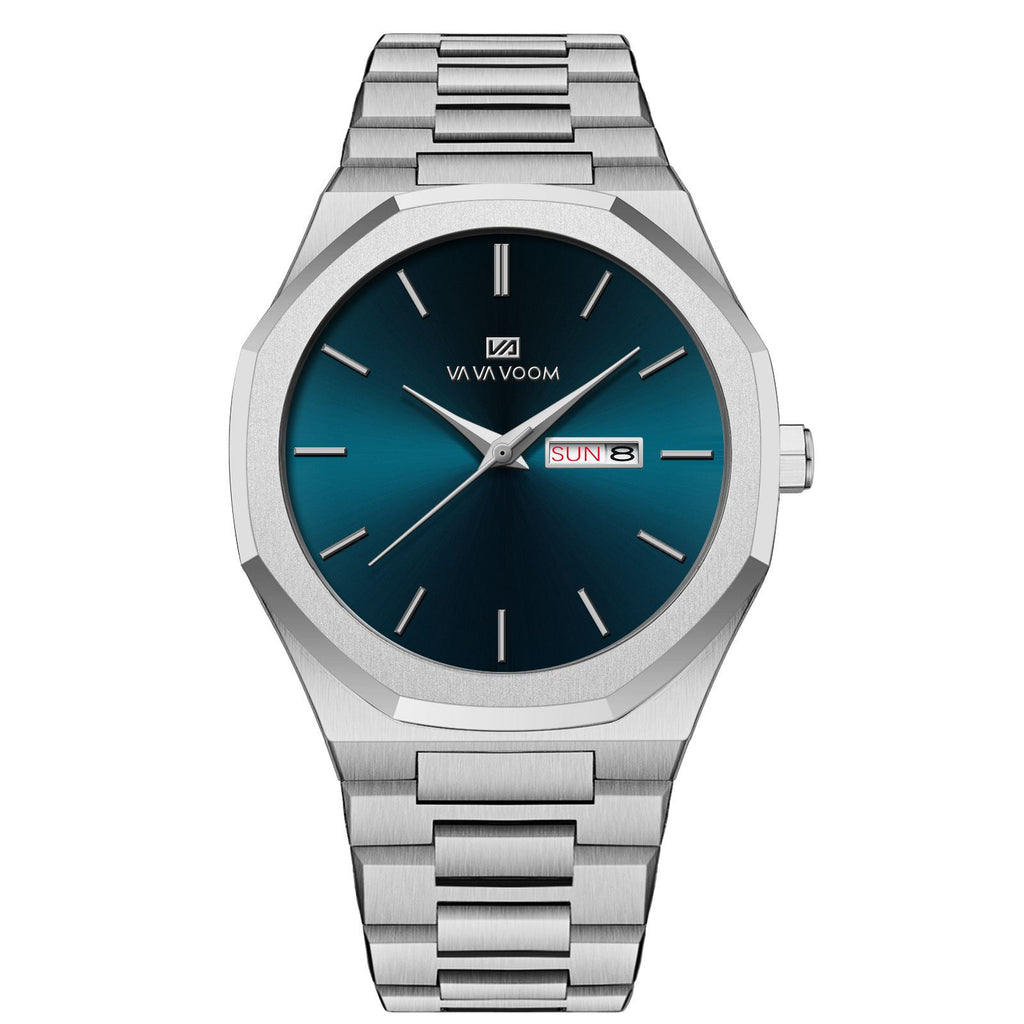 Montre homme en acier casual Business-Chain