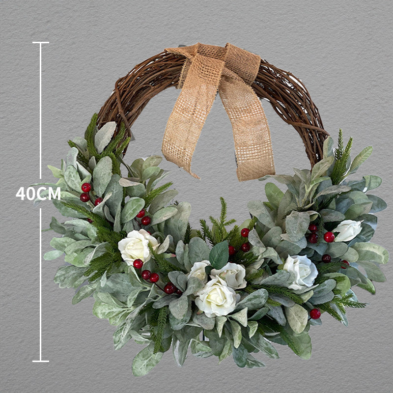La couronne décorative de Pâques et de Noël