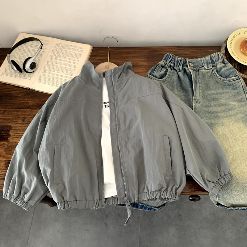 Veste décontractée tendance style coréen pour bébé fille