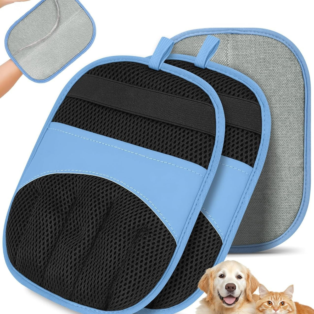 Enlever les cheveux de chat et brosse à linge antistatique pour animaux de compagnie