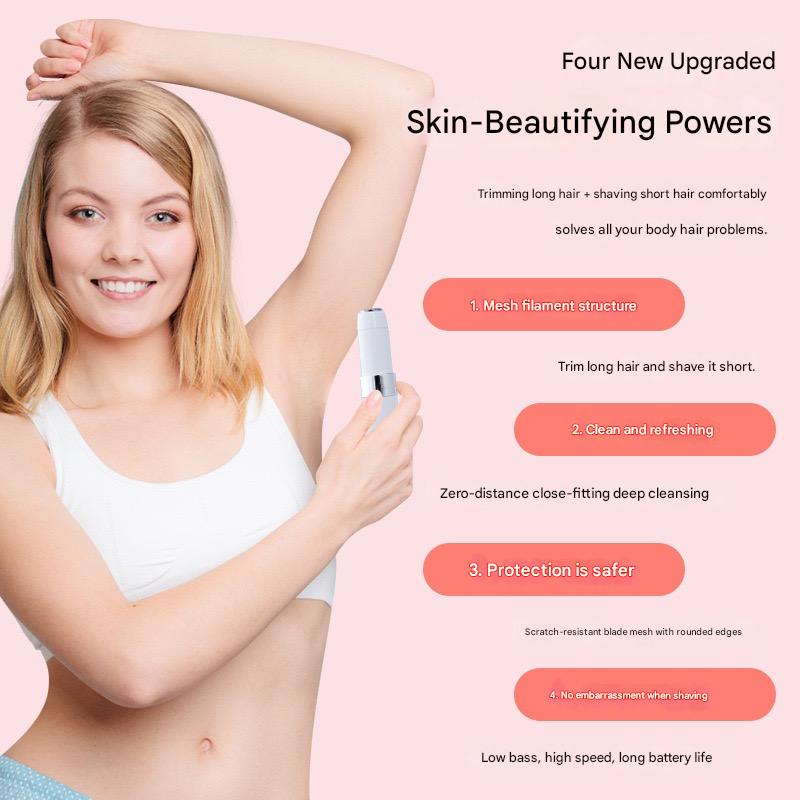 Epilateur portable rechargeable pour les femmes Hommes Électrique dispositif d'enlèvement complet des cheveux