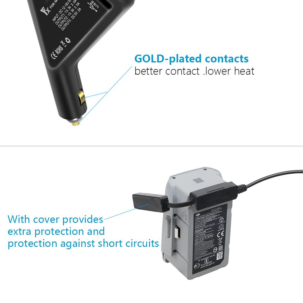 Chargeur Dual Electric Car Rechargeable Batterie Télécommande