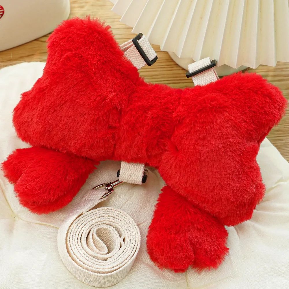 Pet Bow Cost Strrap Traction Rope de marche chien corde et chat sortir mignon Bow Self Bac