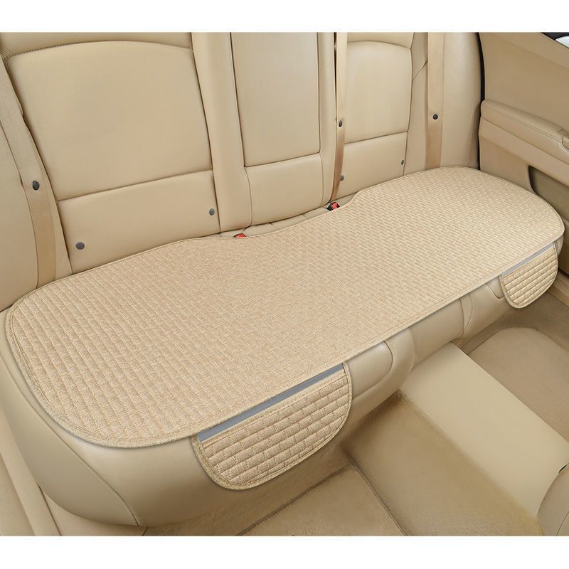 Linen car cushion Four Seasons Universal Single Piece Three-Piece Set