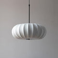 Lampe artistiqueLumière pendentif en soie et citrouille dans le style japonais Wabi-Sabi
