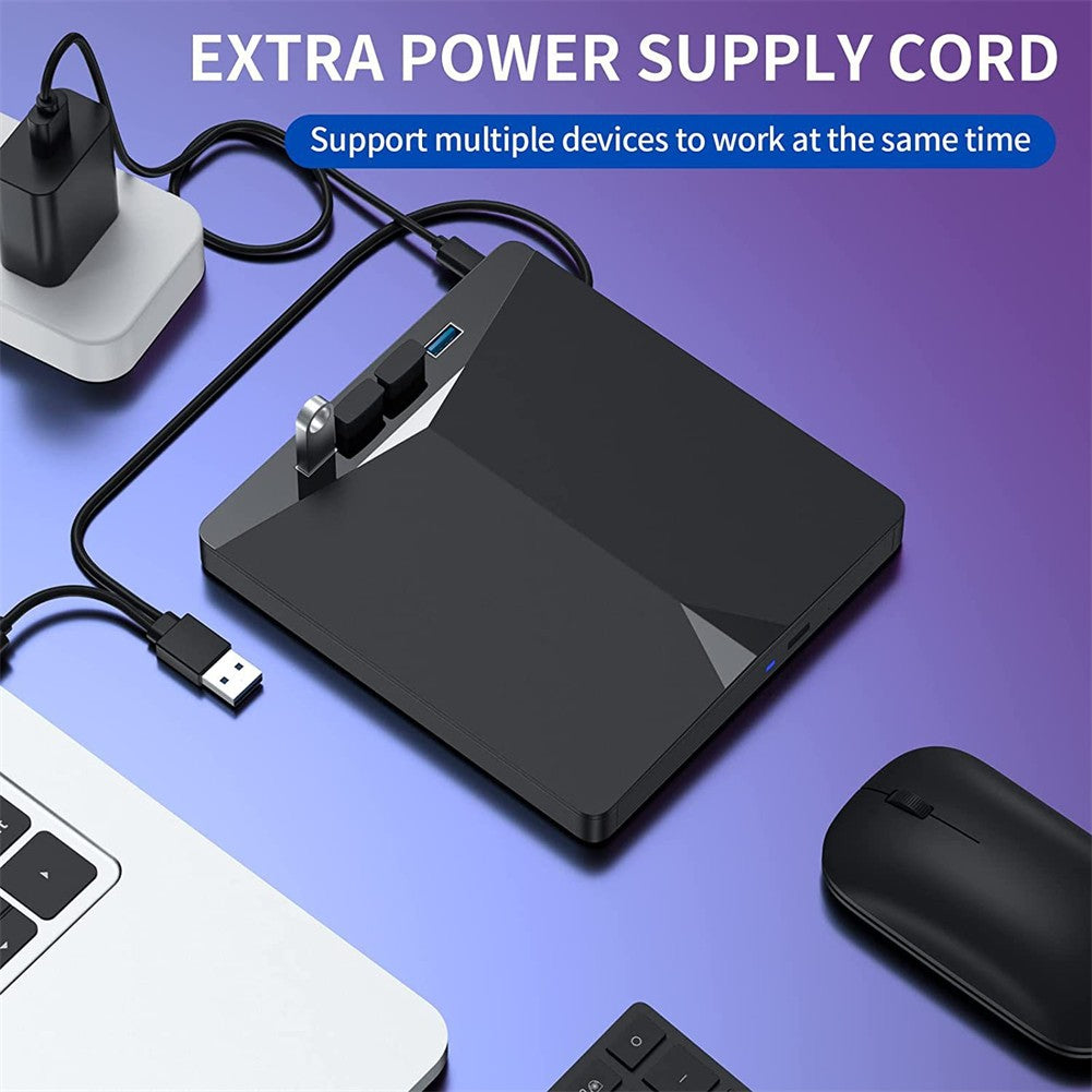 7 In1 USB externe 3.0 DVD CD RW lecteur de lecteur de graveur lecteur pour ordinateur portable