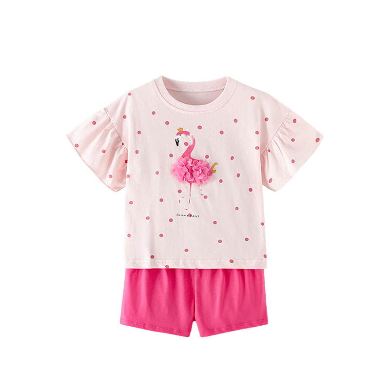 Ensemble Respirant de filles absorbant la sueur et confortable