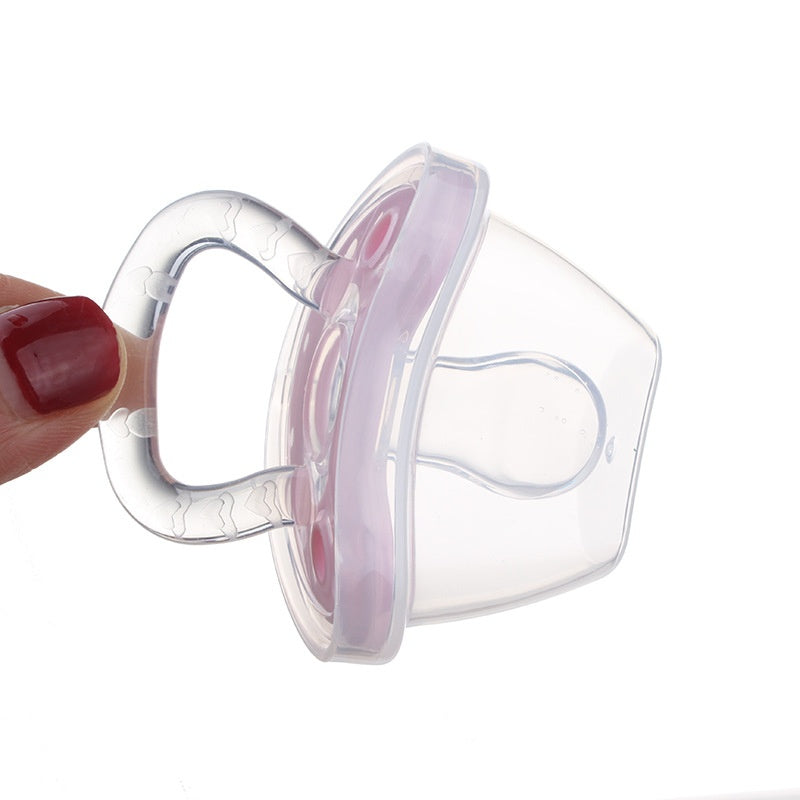 Baby Products Full Silica Gel Pacifier Deux couleurs Liquide Silicone Sommeil Confort Baby Pacifi