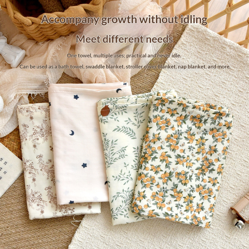 Bébé double couche Gauze Été mince Bambou Swaddle pour les enfants