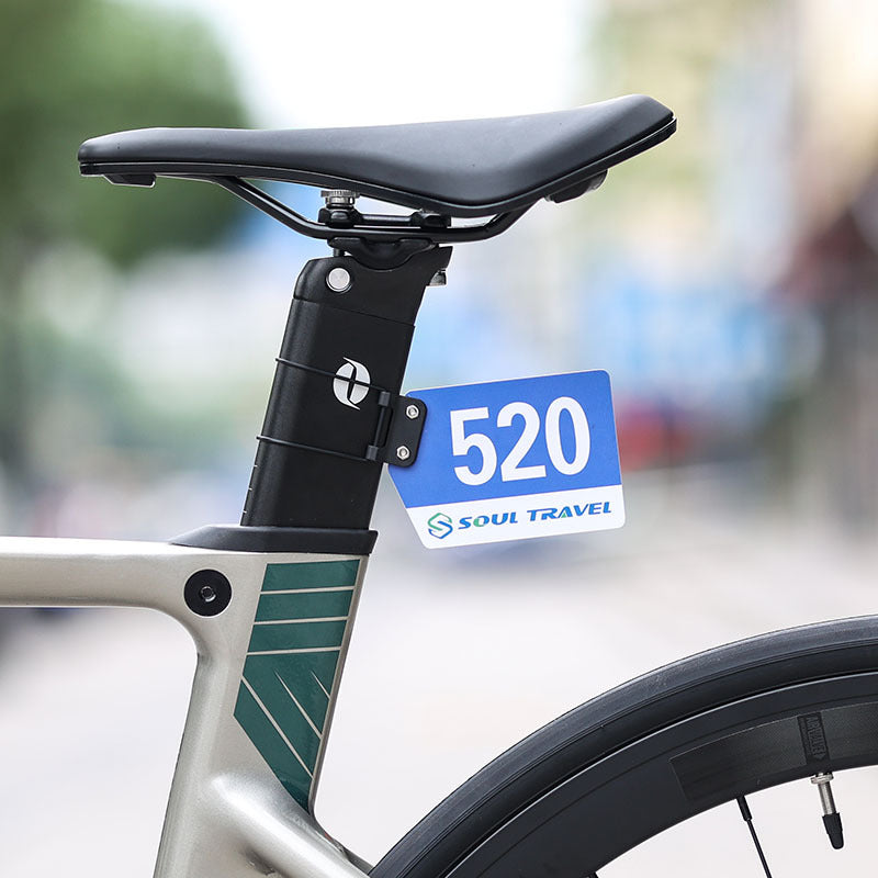 Vélo Cyclisme Numéro de compétition Plaque Mountain Bike Round Tube cassé Air Duct Fixed Br