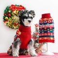 Automne et hiver Noël Chandail Col Turtle 2 pattes Vêtements de chien