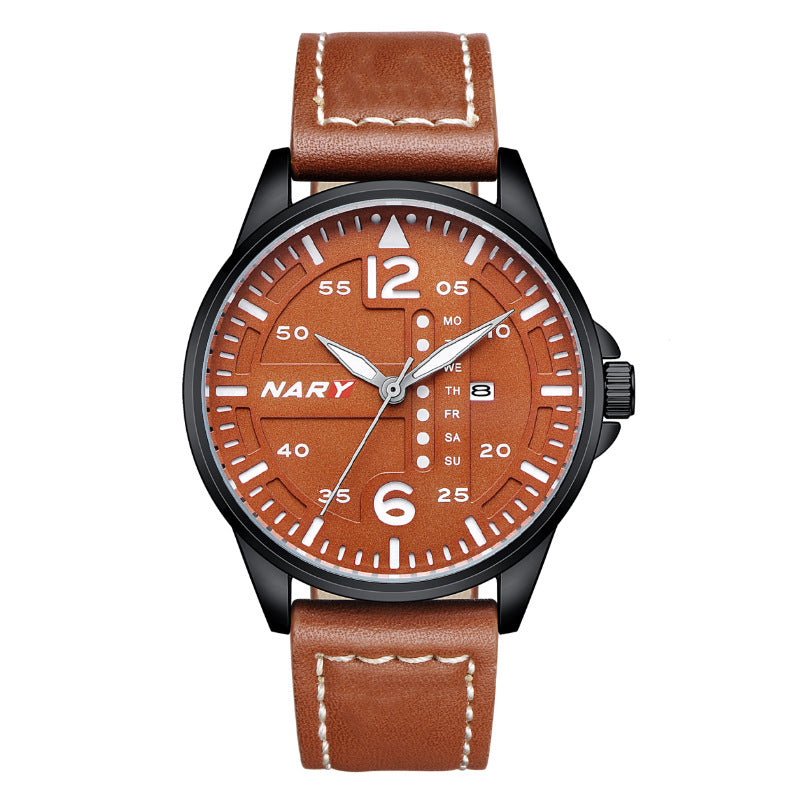 Montre Quartz résistante à l'eau pour hommes