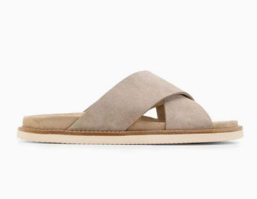Chaussures de plage en cuir souple tendance