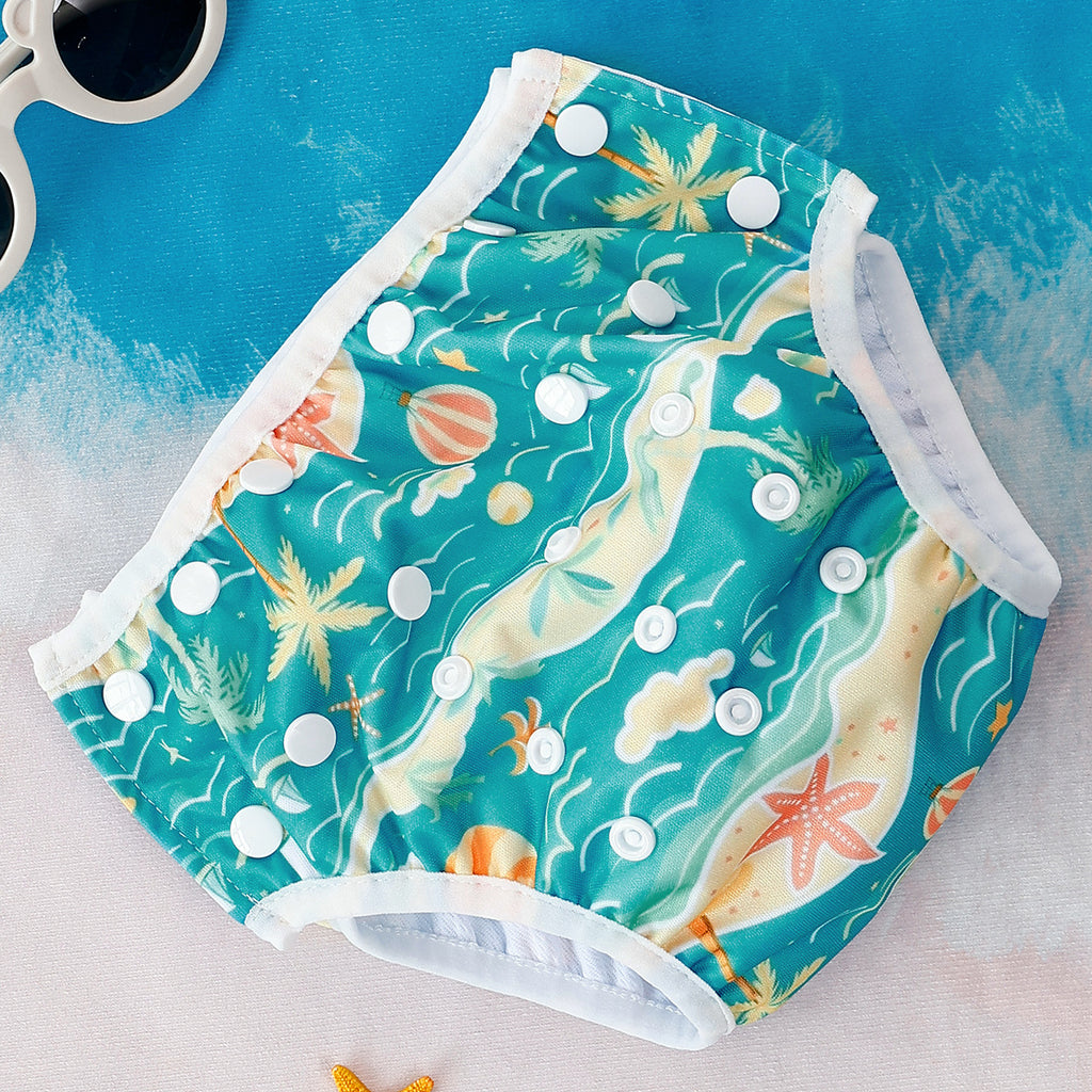 Pantalons de bain respirant en mesh bébé
