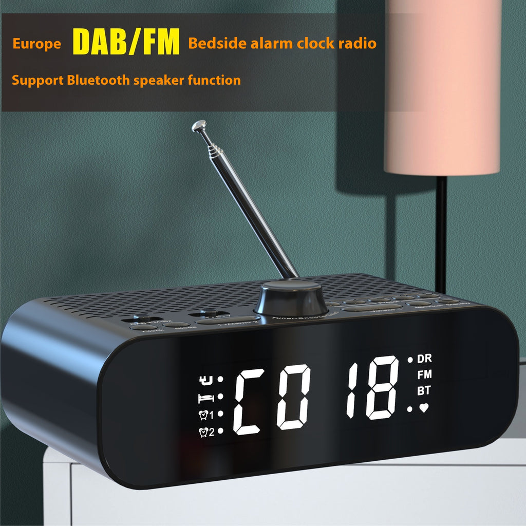 Contrôle européen de l'horloge DABFM Radio Support Bluetooth avec Diaphragme Basse