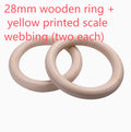 Intérieur Gymnastique Fitness Rings Pull-Up Exercice Rings Birch Wood Ring Set Accueil Fitness Ri
