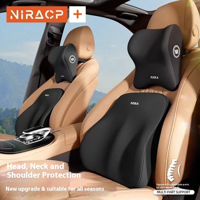 Coussin d'assise en mousse de mémoire d'appuie-tête automobile
