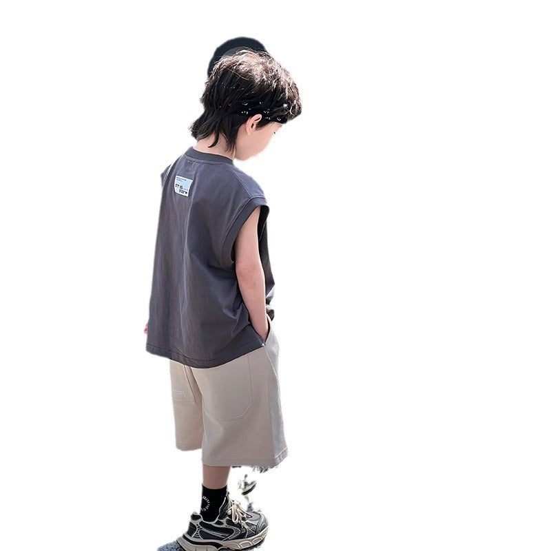 Vêtements d'été pour enfants Veste sans manches Trendy Cool Top
